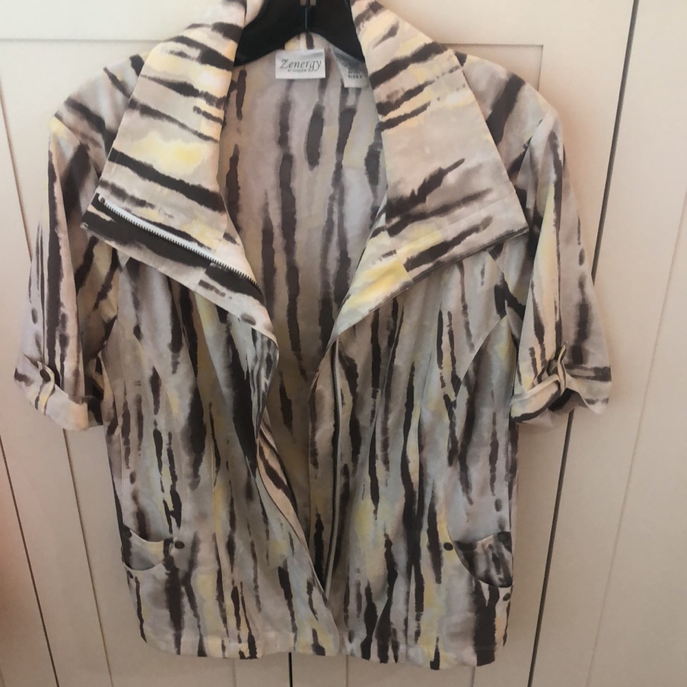 Zenergy by Chico’s summer lightweight jacket - Picture 1 of 6